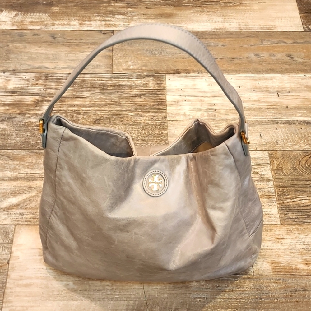 TORY BURCH Dena Leather Hobo Bag